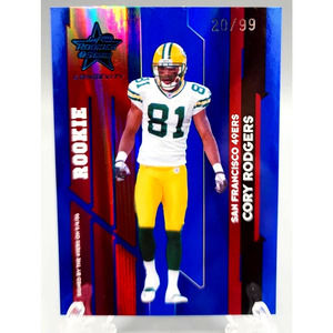 Cory Rodgers, 49ers, 2006 Leaf Rookies and Stars Longevity Target, #158 20/99